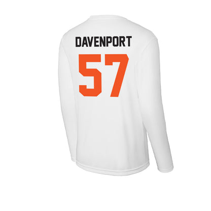 Oklahoma State - NCAA Football : Aidan Davenport - Activewear Long Sleeve T-Shirt