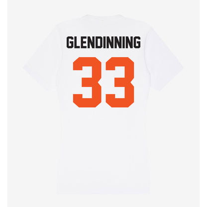Oklahoma State - NCAA Baseball : Lucas Glendinning - Women's V-Neck T-Shirt-1