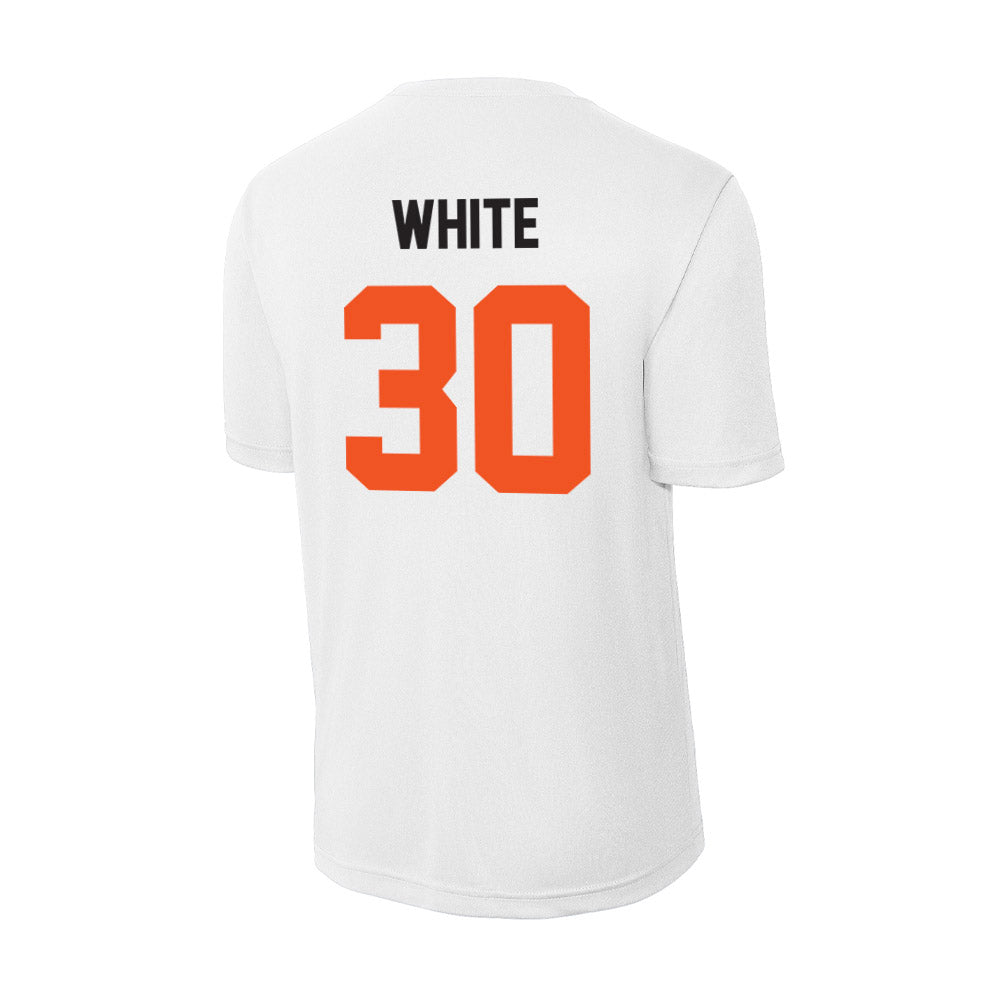 Oklahoma State - NCAA Football : Trip White - Activewear T-Shirt-1