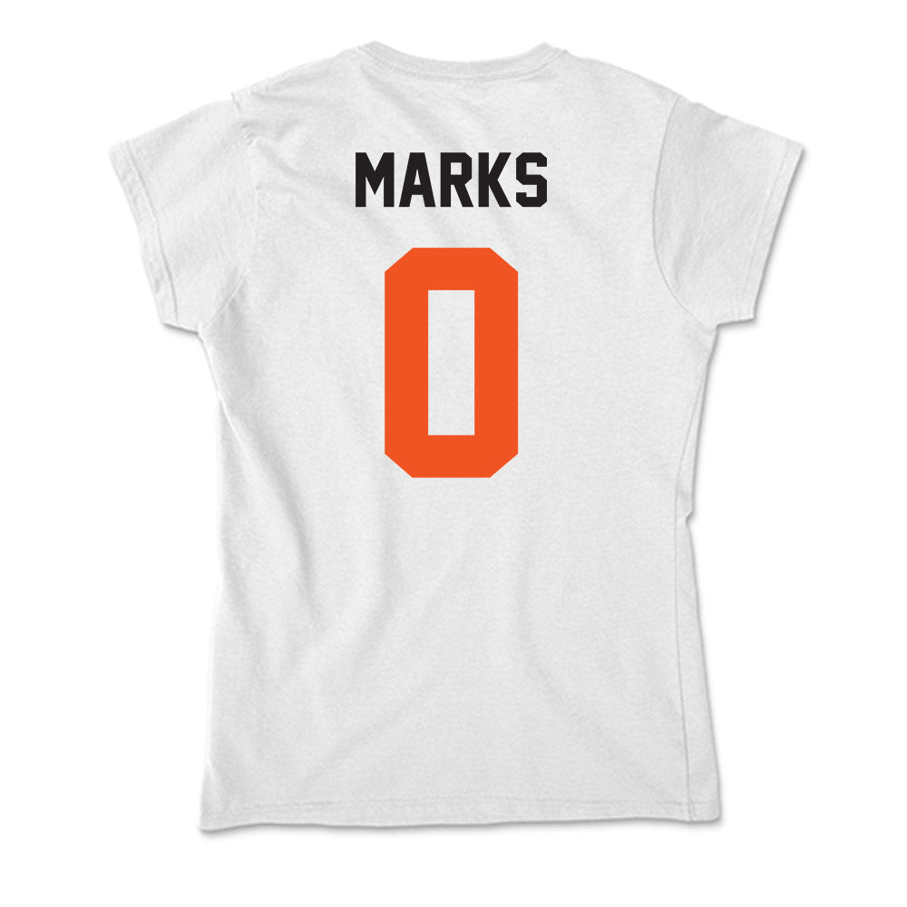 Oklahoma State - NCAA Women's Soccer : Logan Marks - Soft Style Women’s T-Shirt-1