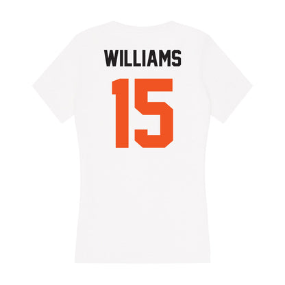 Oklahoma State - NCAA Football : Ty Williams - Women's V-Neck T-Shirt-1