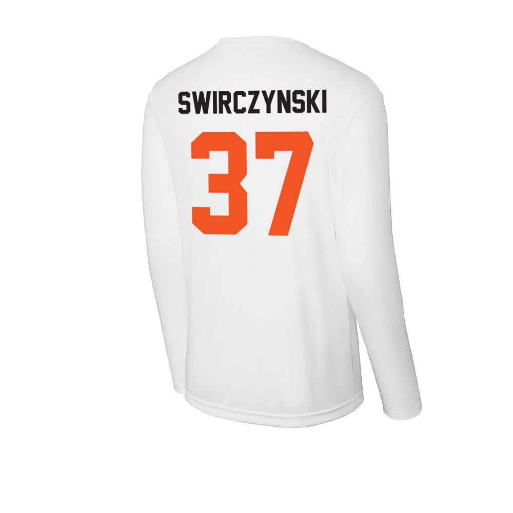 Oklahoma State - NCAA Football : Seth Swirczynski - Activewear Long Sleeve T-Shirt