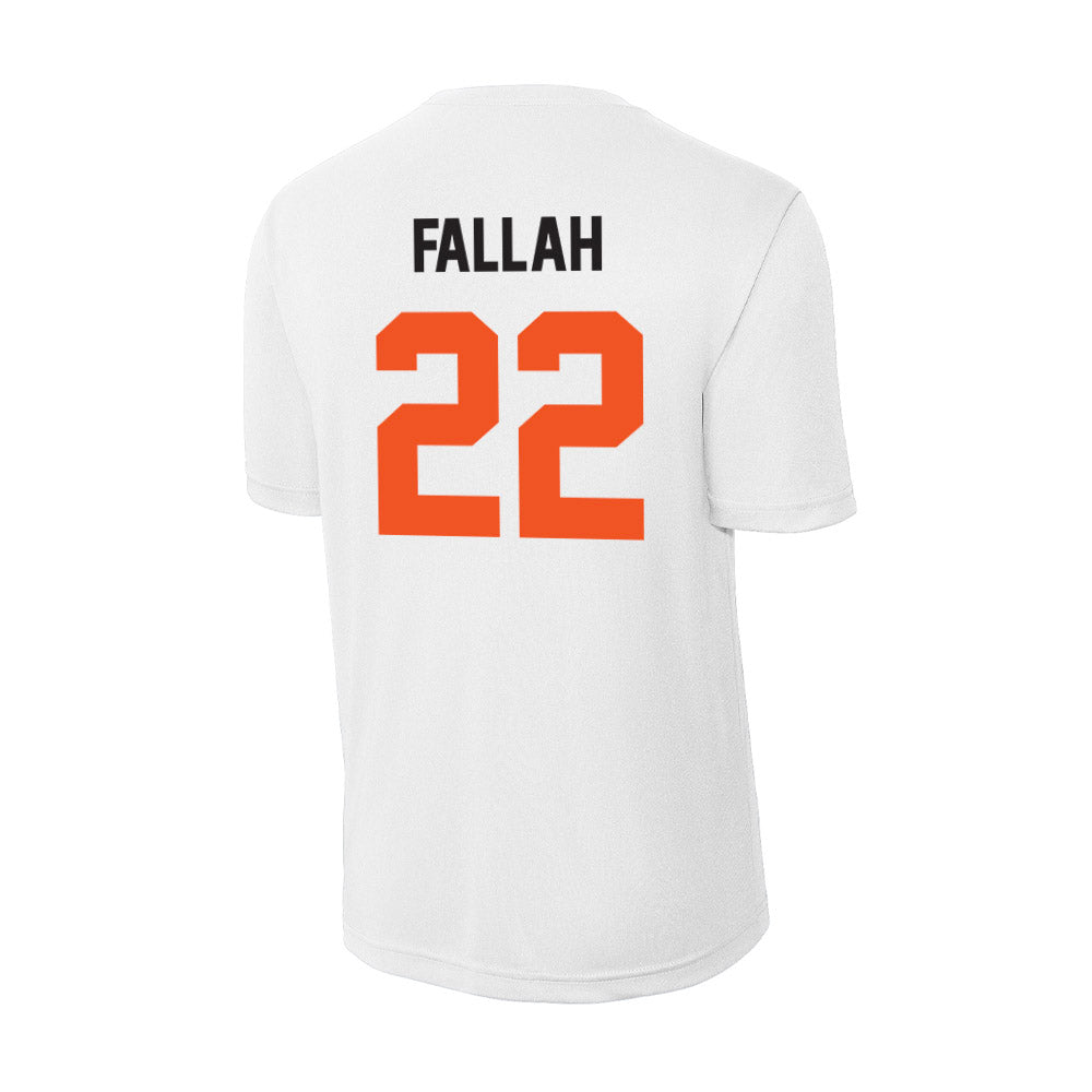 Oklahoma State - NCAA Men's Basketball : Parsa Fallah - Activewear T-Shirt-1