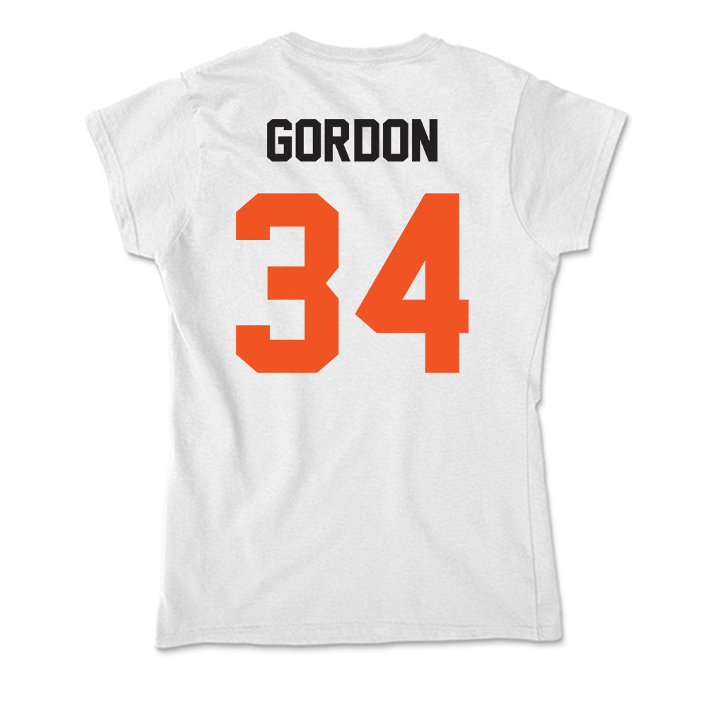 Oklahoma State - NCAA Women's Soccer : Grace Gordon - Soft Style Women’s T-Shirt-1