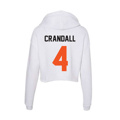 Oklahoma State - NCAA Softball : RyLee Crandall - Women's Crop Fleece Hoodie-1