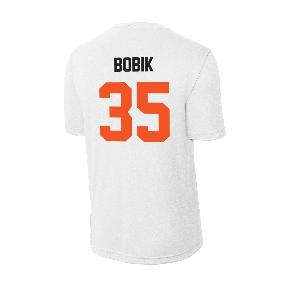 Oklahoma State - NCAA Men's Basketball : Jaxton Bobik - Activewear T-Shirt-1