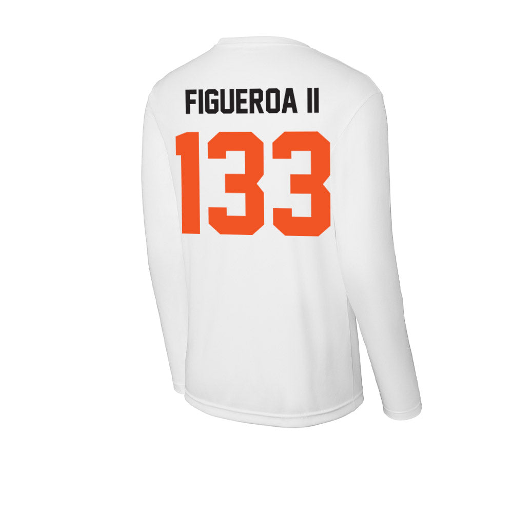 Oklahoma State - NCAA Wrestling : Richard Figueroa II - Activewear Long Sleeve T-Shirt-1