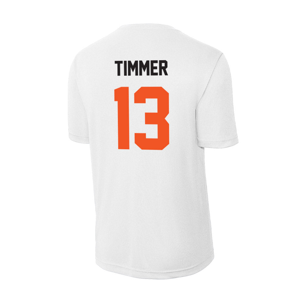 Oklahoma State - NCAA Women's Basketball : Haleigh Timmer - Activewear T-Shirt-1