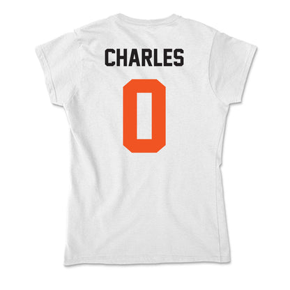 Oklahoma State - NCAA Football : Malik Charles - Soft Style Women’s T-Shirt-1