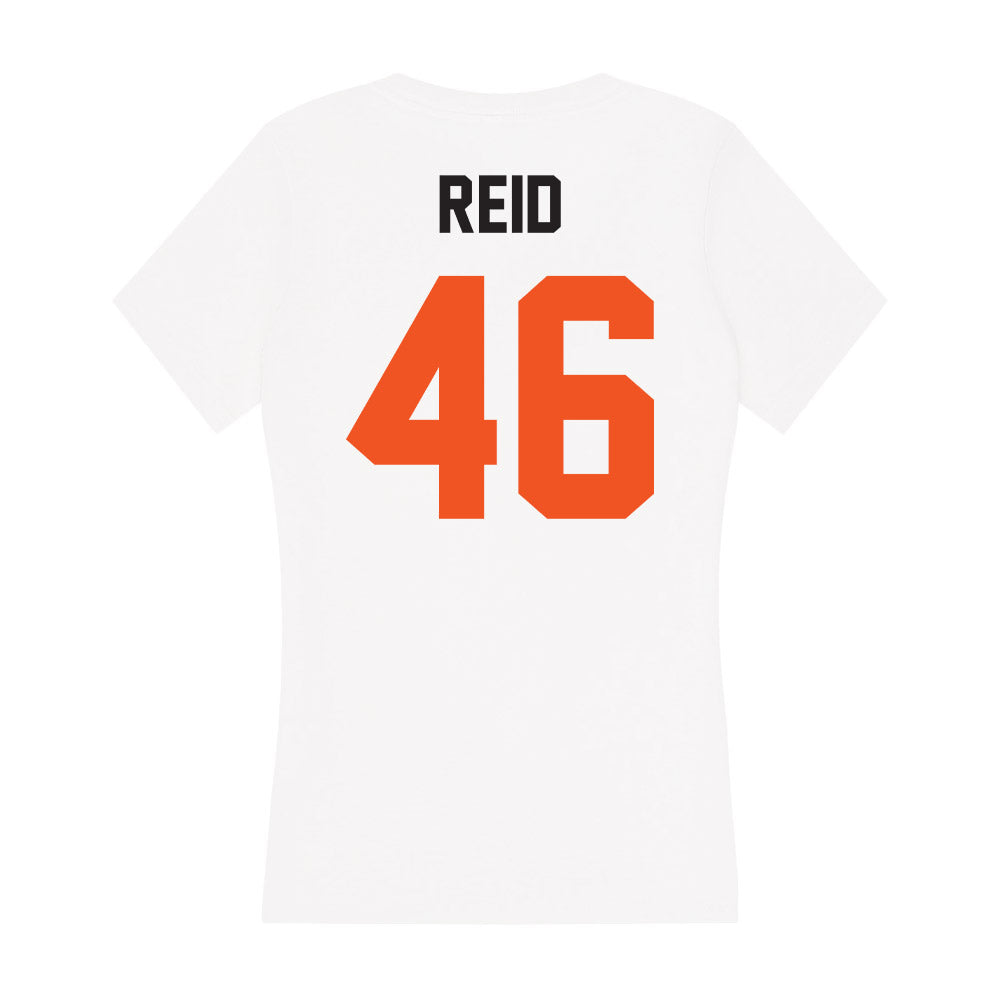 Oklahoma State - NCAA Baseball : Dominick Reid - Women's V-Neck T-Shirt-1