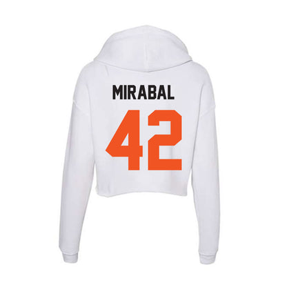 Oklahoma State - NCAA Football : Grant Mirabal - Women's Crop Fleece Hoodie-1