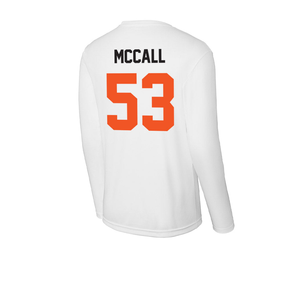 Oklahoma State - NCAA Football : Andrew McCall - Activewear Long Sleeve T-Shirt