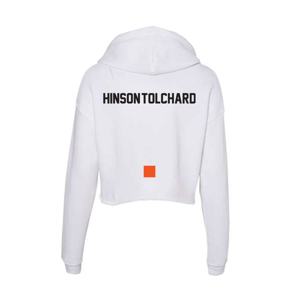 Oklahoma State - NCAA Women's Golf : Maddison Hinson-Tolchard - Women's Crop Fleece Hoodie-1