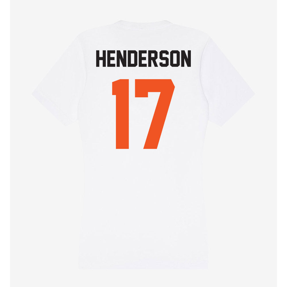 Oklahoma State - NCAA Softball : Montgomery Henderson - Women's V-Neck T-Shirt-1