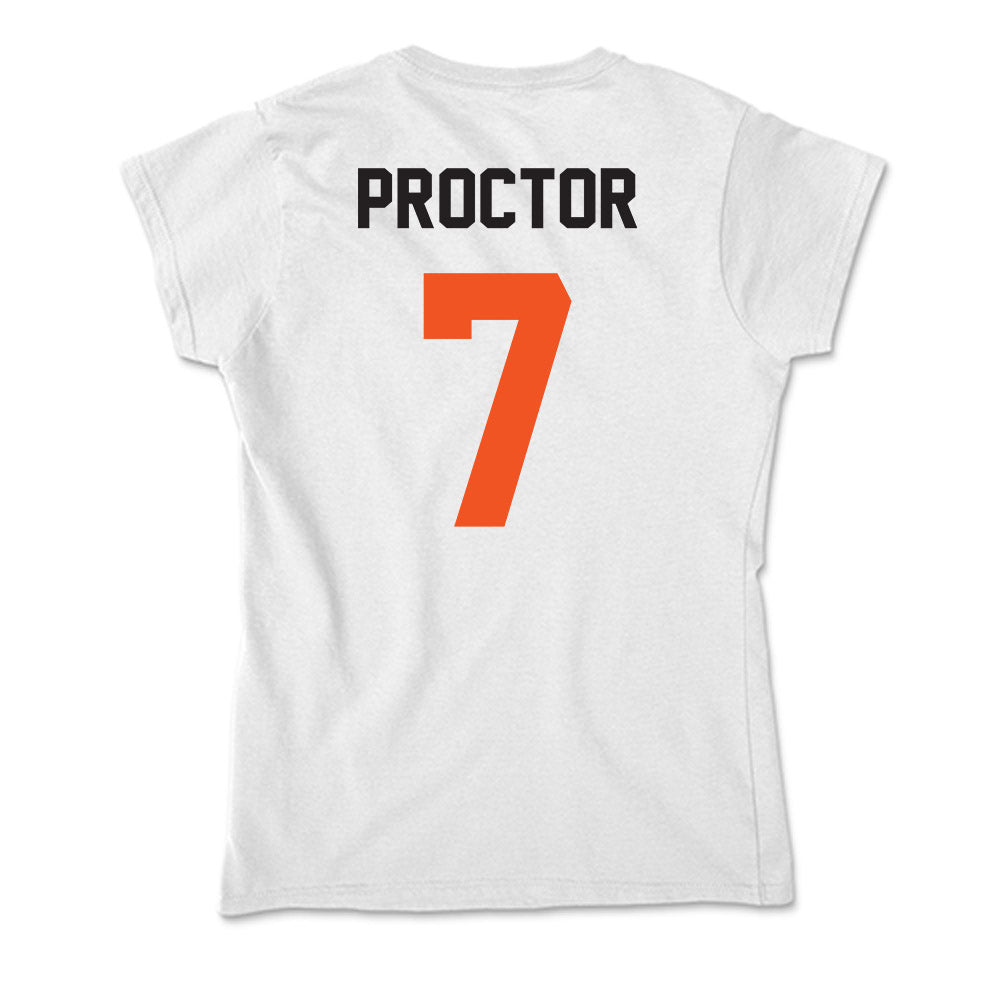 Oklahoma State - NCAA Baseball : Kyler Proctor - Soft Style Women’s T-Shirt-1