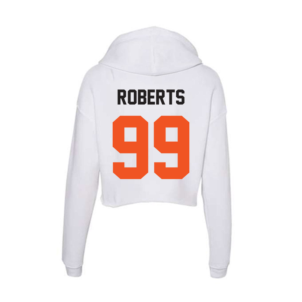 Oklahoma State - NCAA Women's Soccer : Addison Roberts - Women's Crop Fleece Hoodie-1