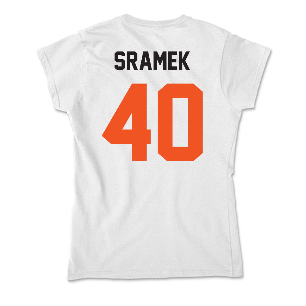 Oklahoma State - NCAA Baseball : Caden Sramek - Soft Style Women’s T-Shirt-1