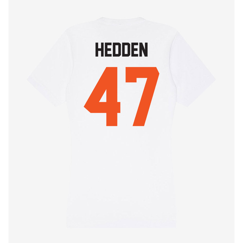 Oklahoma State - NCAA Women's Soccer : Emmy Hedden - Women's V-Neck T-Shirt-1