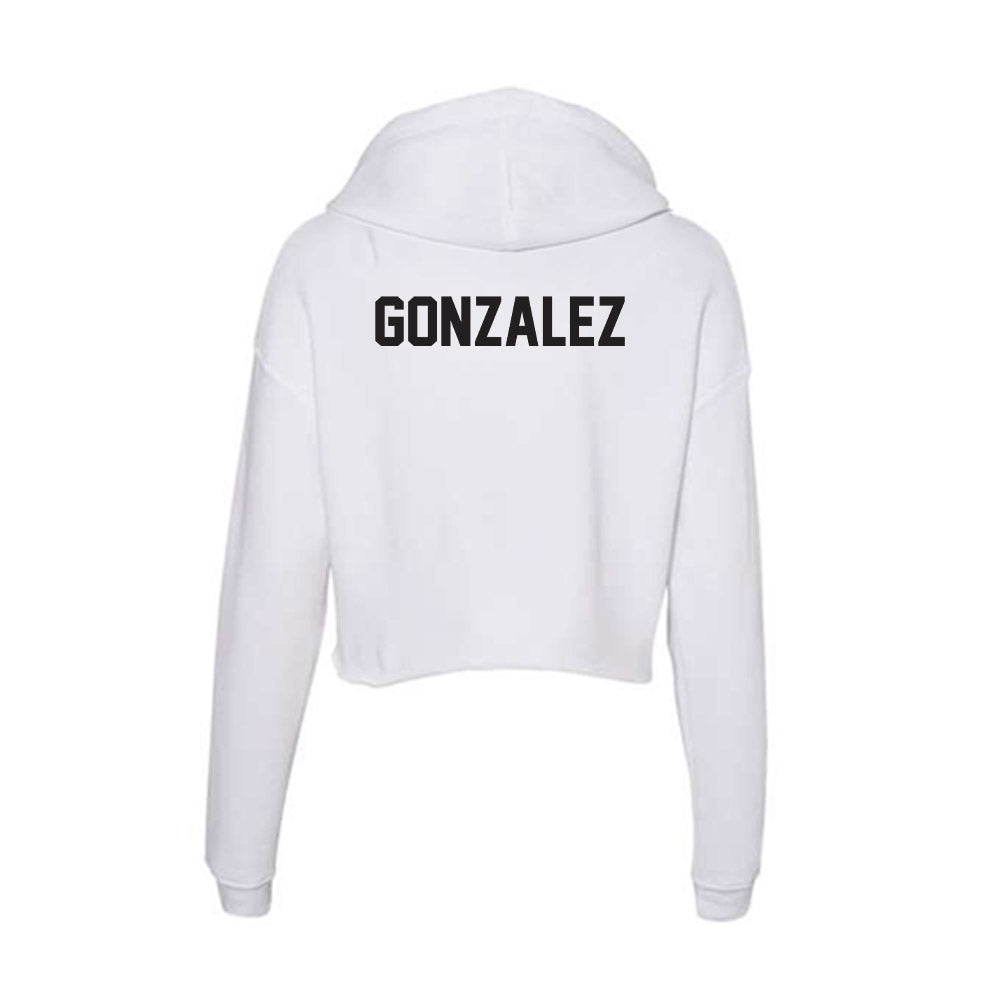 Oklahoma State - NCAA Women's Tennis : Raquel Gonzalez - Women's Crop Fleece Hoodie-1