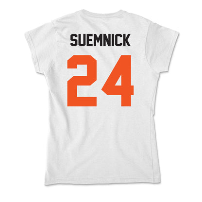 Oklahoma State - NCAA Men's Basketball : Pat Suemnick - Soft Style Women’s T-Shirt-1