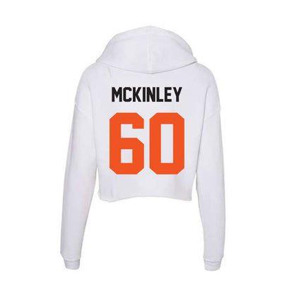 Oklahoma State - NCAA Football : Zach McKinley - Women's Crop Fleece Hoodie-1