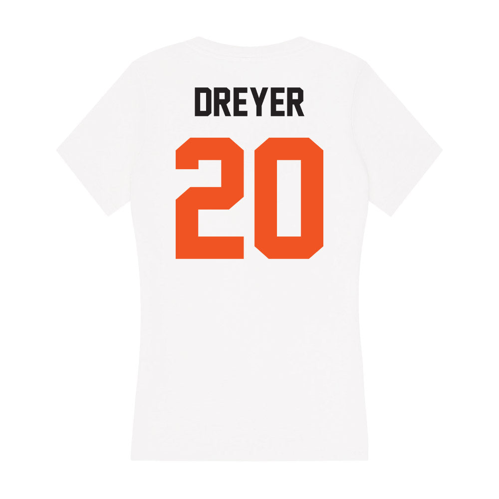 Oklahoma State - NCAA Women's Soccer : Kate Dreyer - Women's V-Neck T-Shirt-1