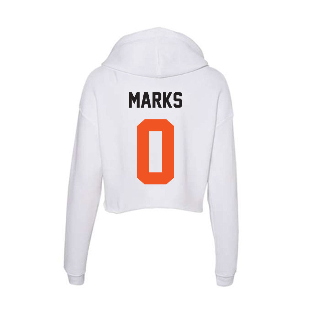 Oklahoma State - NCAA Women's Soccer : Logan Marks - Women's Crop Fleece Hoodie-1