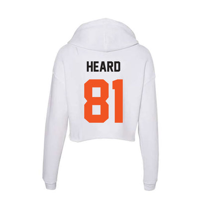 Oklahoma State - NCAA Football : camron Heard - Women's Crop Fleece Hoodie-1