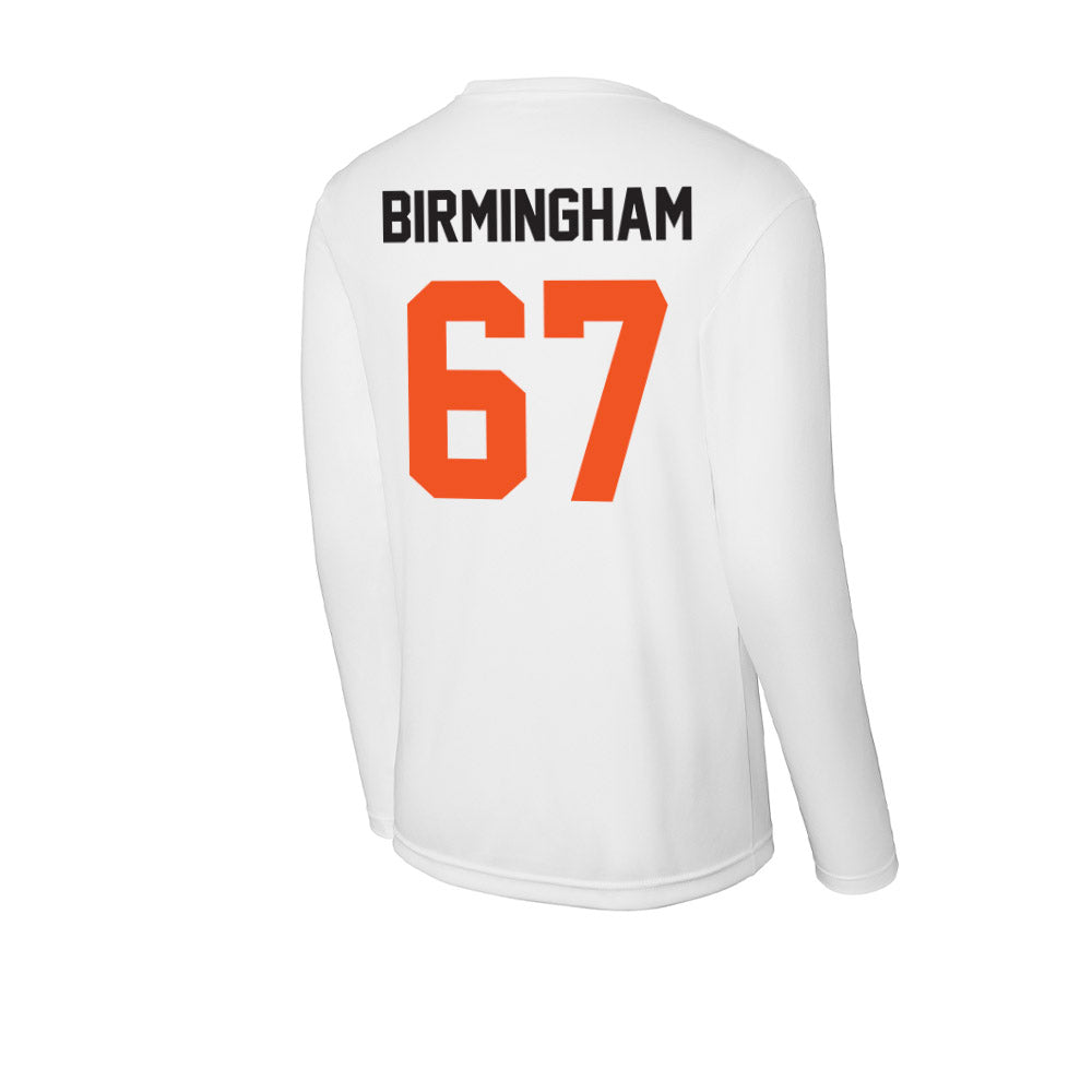 Oklahoma State - NCAA Football : Cole Birmingham - Activewear Long Sleeve T-Shirt