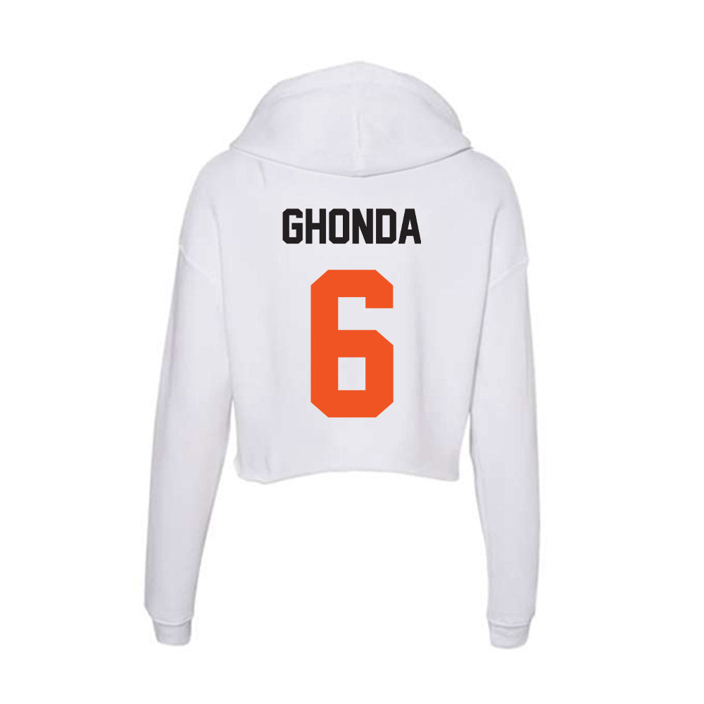 Oklahoma State - NCAA Women's Soccer : Adelhia Ghonda - Women's Crop Fleece Hoodie-1