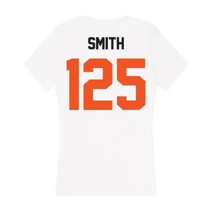 Oklahoma State - NCAA Wrestling : Sam Smith - Women's V-Neck T-Shirt-1