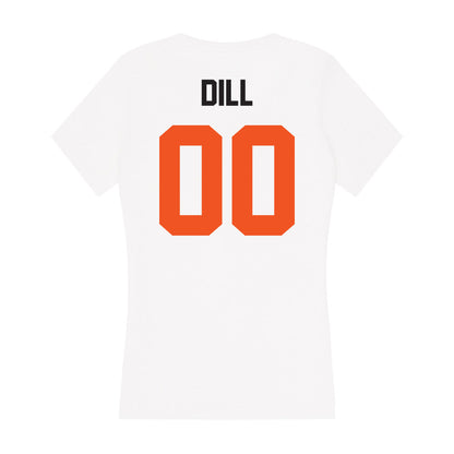 Oklahoma State - NCAA Women's Soccer : Caroline Dill - Women's V-Neck T-Shirt-1