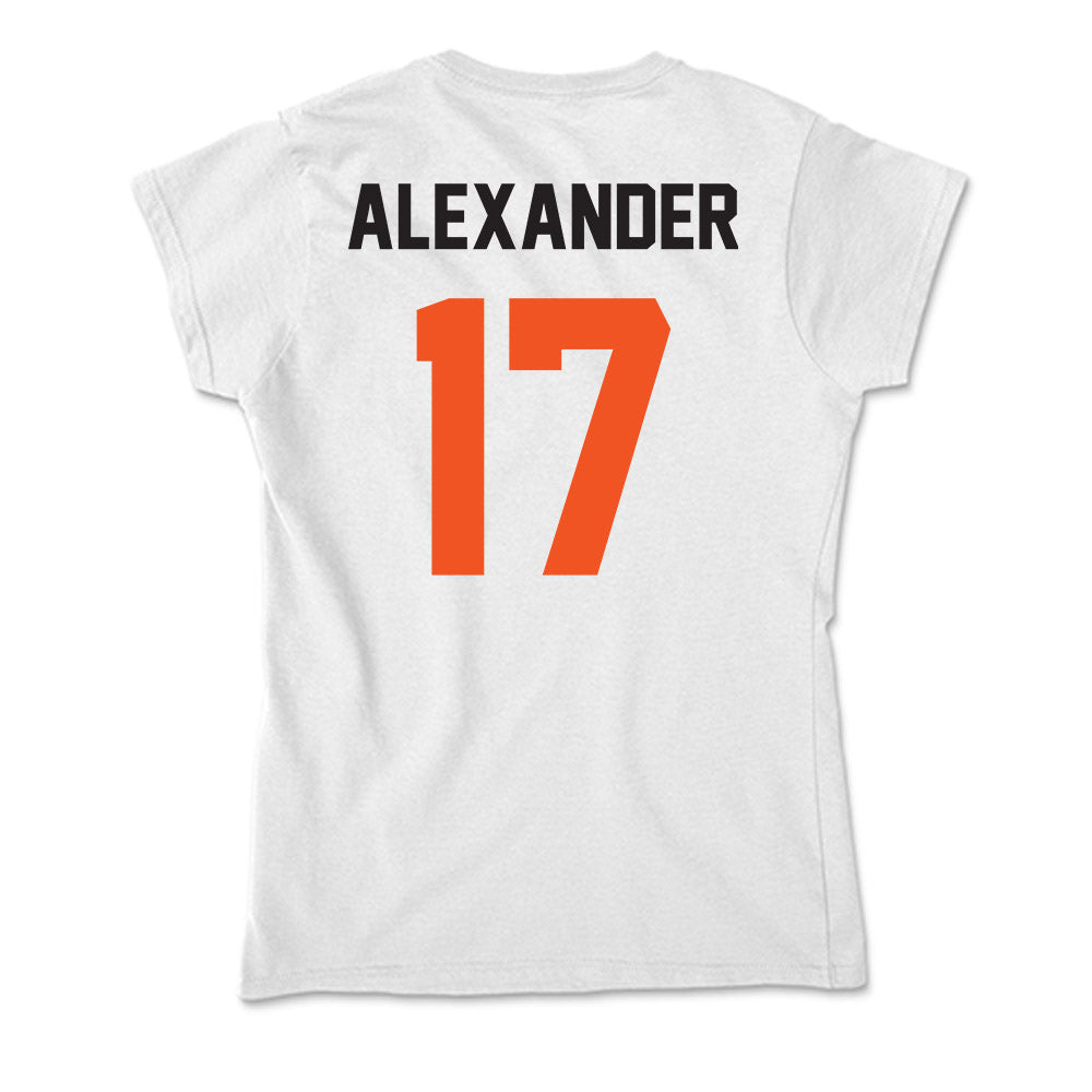 Oklahoma State - NCAA Baseball : Elijah Alexander - Soft Style Women’s T-Shirt-1