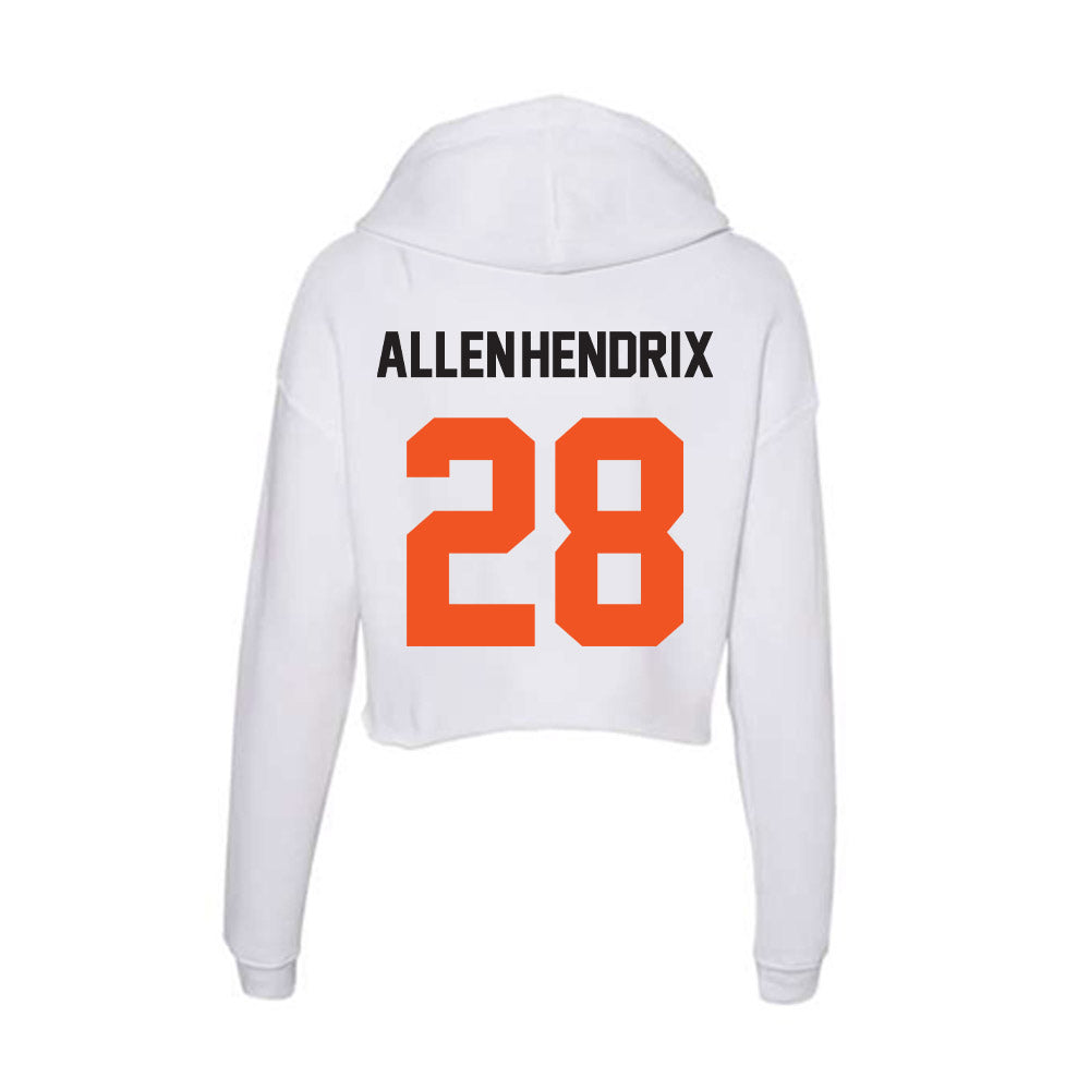 Oklahoma State - NCAA Football : Jaden Allen-Hendrix - Women's Crop Fleece Hoodie-1