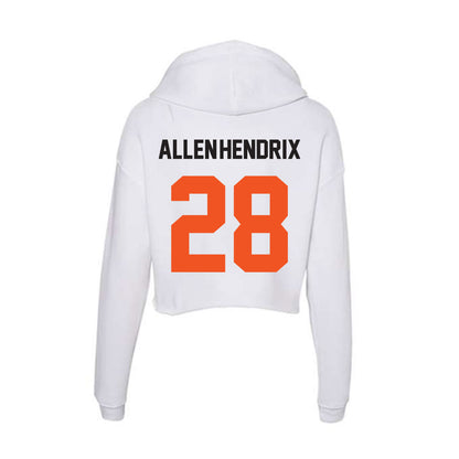 Oklahoma State - NCAA Football : Jaden Allen-Hendrix - Women's Crop Fleece Hoodie-1