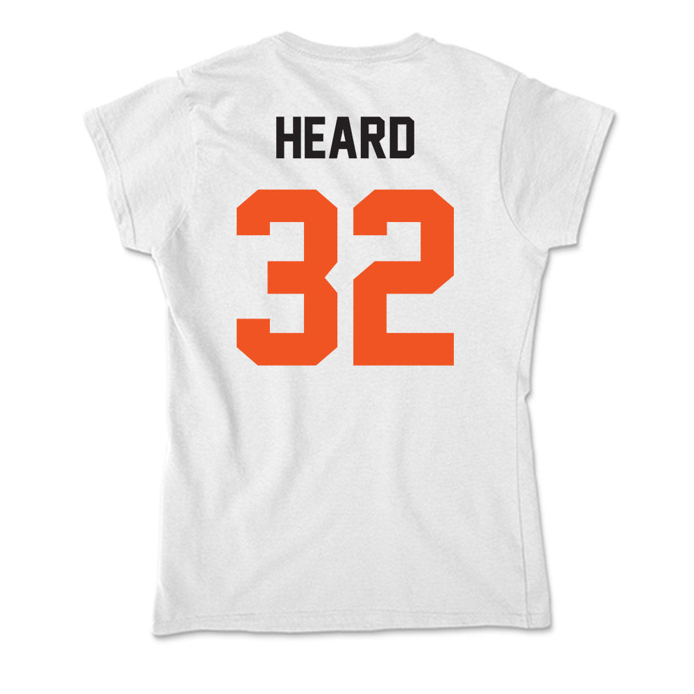 Oklahoma State - NCAA Women's Basketball : Stailee Heard - Soft Style Women’s T-Shirt-1