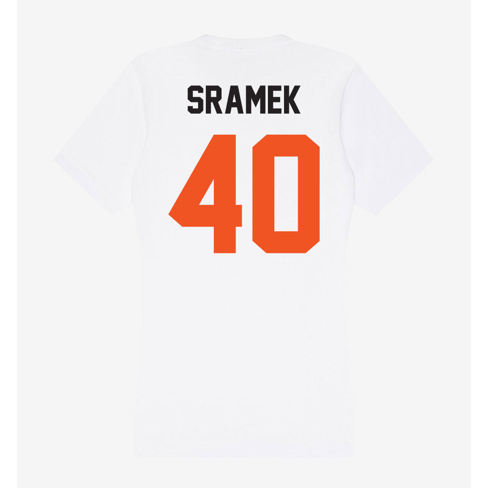 Oklahoma State - NCAA Baseball : Caden Sramek - Women's V-Neck T-Shirt-1