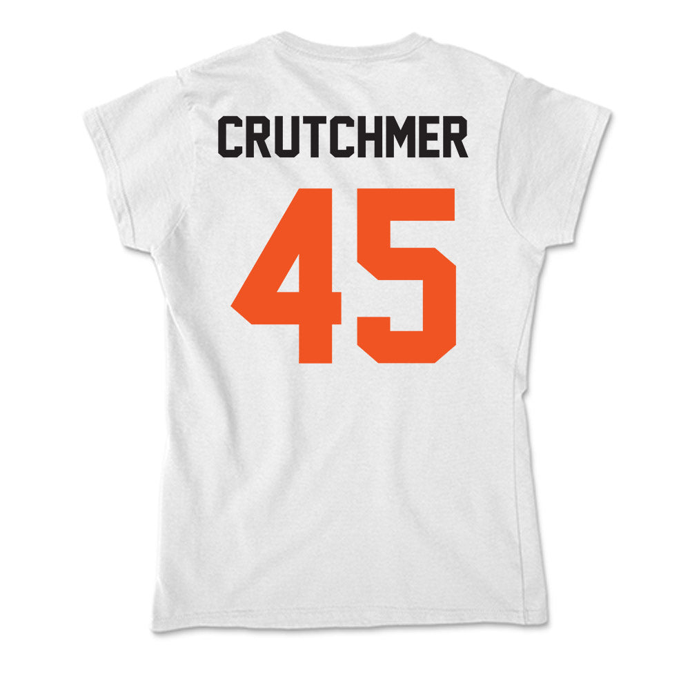 Oklahoma State - NCAA Football : Justin Crutchmer - Soft Style Women’s T-Shirt-1