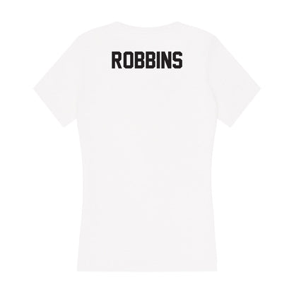 Oklahoma State - NCAA Women's Track & Field : Emma Robbins - Women's V-Neck T-Shirt-1