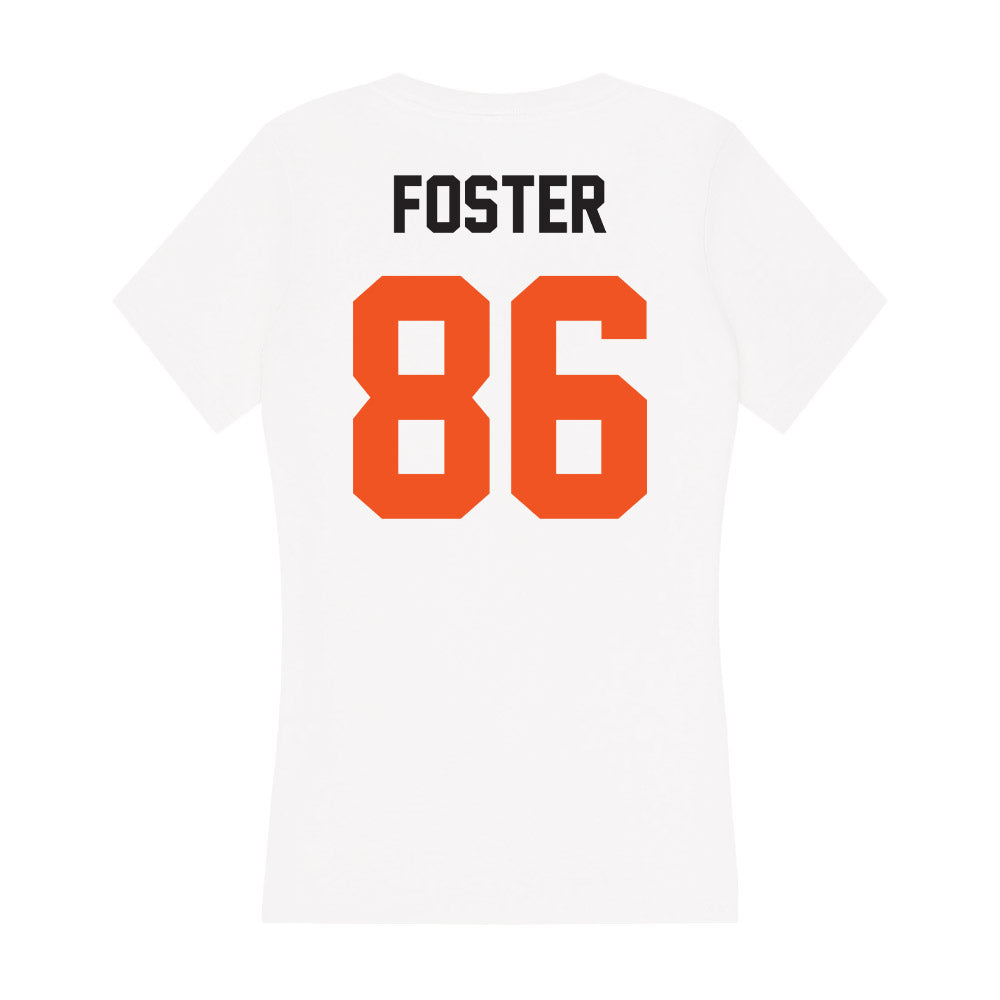 Oklahoma State - NCAA Football : Tyler Foster - Women's V-Neck T-Shirt-1