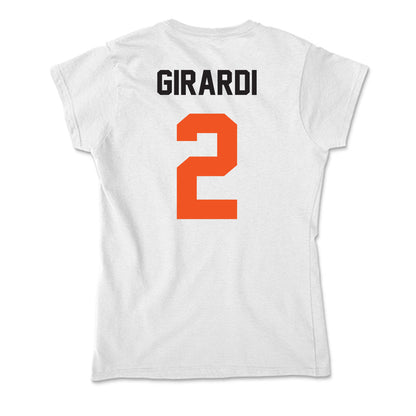 Oklahoma State - NCAA Women's Basketball : Lena Girardi - Soft Style Women’s T-Shirt-1