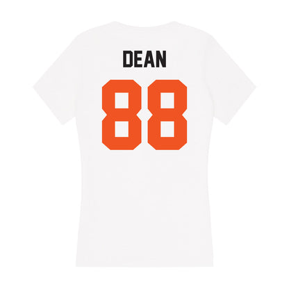 Oklahoma State - NCAA Football : Landon Dean - Women's V-Neck T-Shirt-1