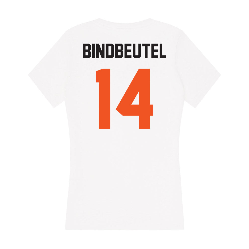 Oklahoma State - NCAA Women's Soccer : Gracie Bindbeutel - Women's V-Neck T-Shirt-1