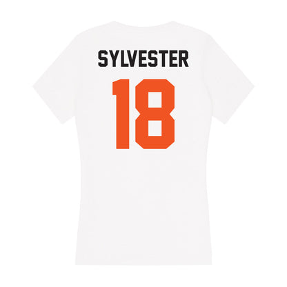 Oklahoma State - NCAA Baseball : Beau Sylvester - Women's V-Neck T-Shirt-1