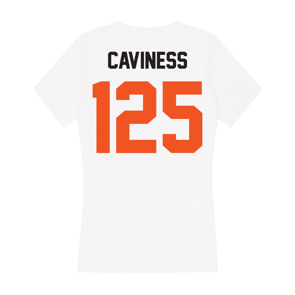 Oklahoma State - NCAA Wrestling : Jayce Caviness - Women's V-Neck T-Shirt-1