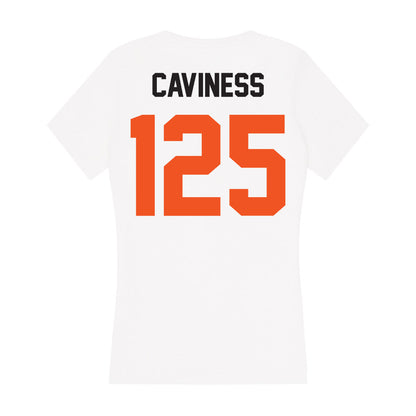 Oklahoma State - NCAA Wrestling : Jayce Caviness - Women's V-Neck T-Shirt-1