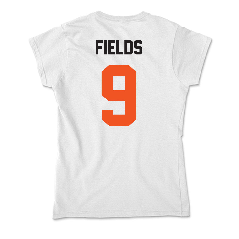 Oklahoma State - NCAA Football : Ladainian Fields - Soft Style Women’s T-Shirt-1