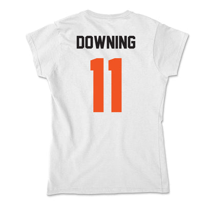 Oklahoma State - NCAA Softball : Preslee Downing - Soft Style Women’s T-Shirt-1