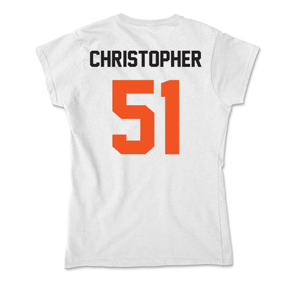 Oklahoma State - NCAA Football : Charles Christopher - Soft Style Women’s T-Shirt-1