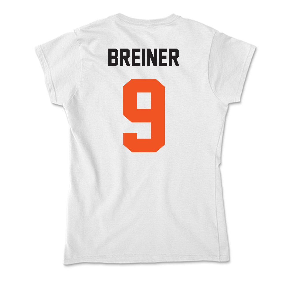 Oklahoma State - NCAA Women's Soccer : Mollie Breiner - Soft Style Women’s T-Shirt-1